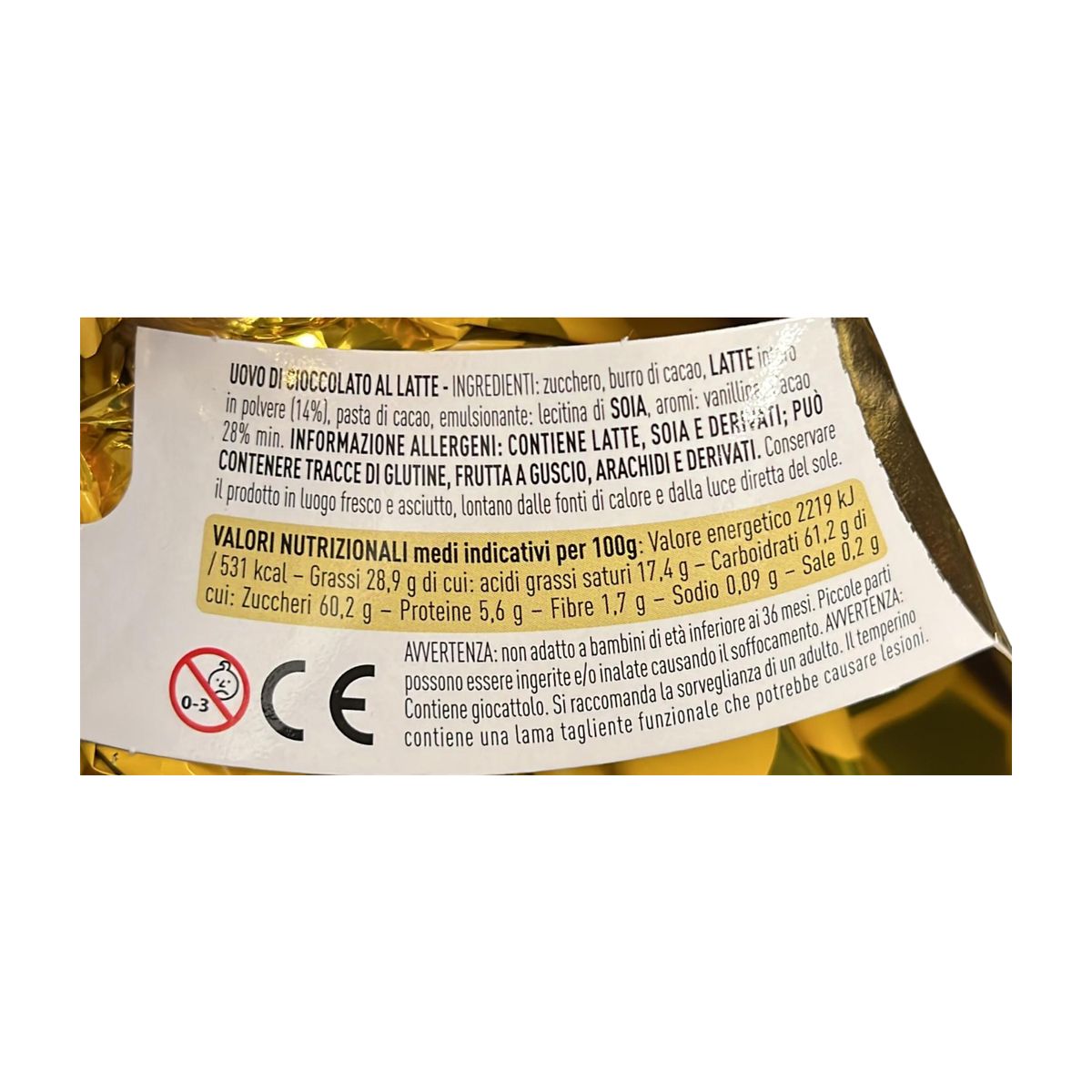 Crispo Egg Geolier Milchschokolade 220 g