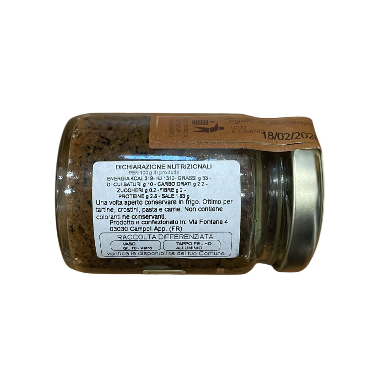 Central Funghi Crema di Tartufo di bagnoli Gr. 90