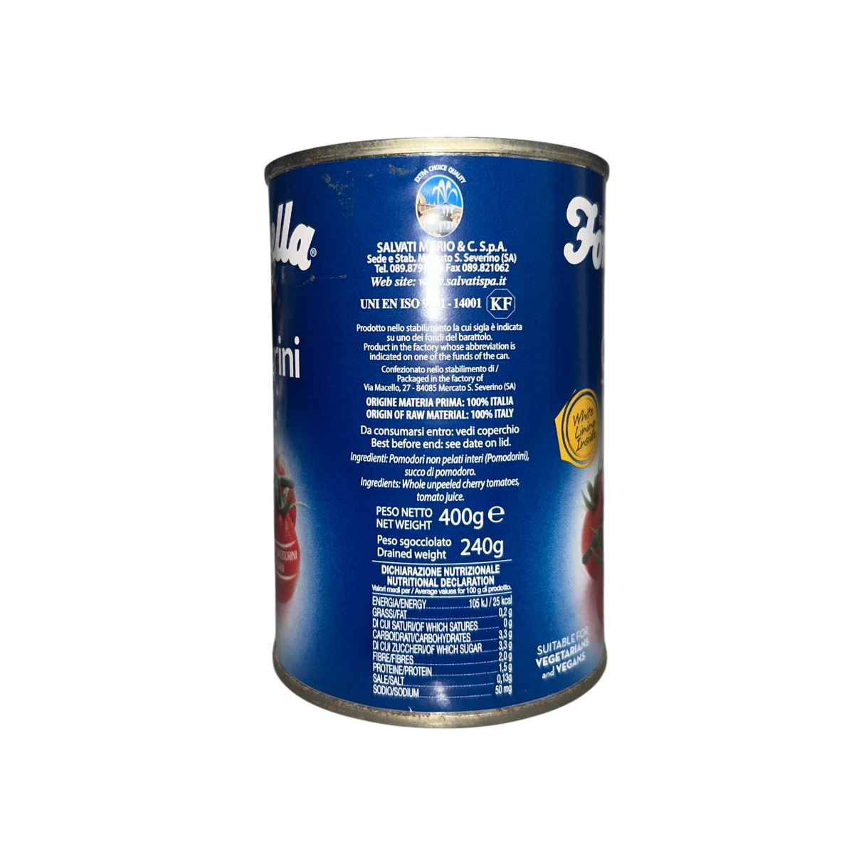 Fontanella Hill Tomatoes 400 Gr
