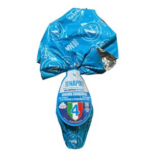 Crispo SSC Napoli Milk Chocolate Easter Egg 220 g – Chocolate Egg with Official Surprise