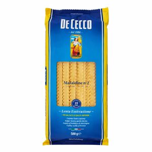 De Cecco Mafaldine No. 2 500 g – Durum Wheat Semolina Pasta, Slow Dried