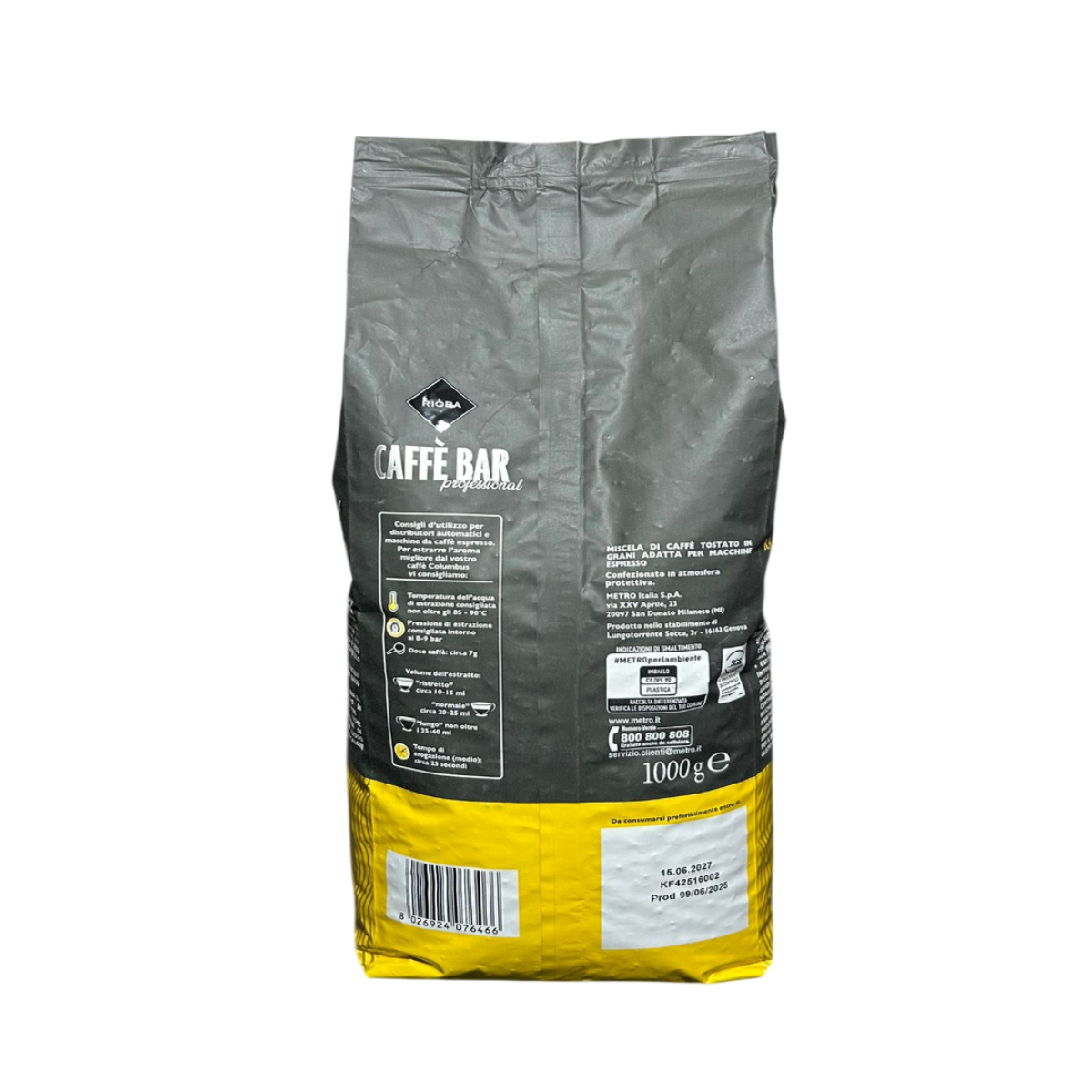 Rioba Caffè Bar Professional Raffinato e Rotondo 1 Kg