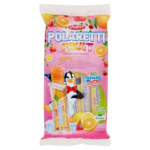Polaretti Fruit Green Glaces prêtes à congeler 10 pièces 420 ml.