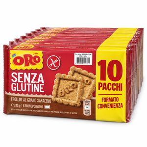 Oro Saiwa Glutenfreie Buchweizenkekse 240 g_0