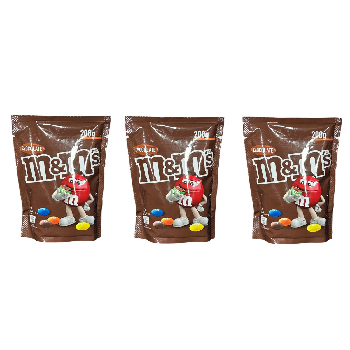 M&M's Chocolate con Leche Confeti 200 g - 3 unidades