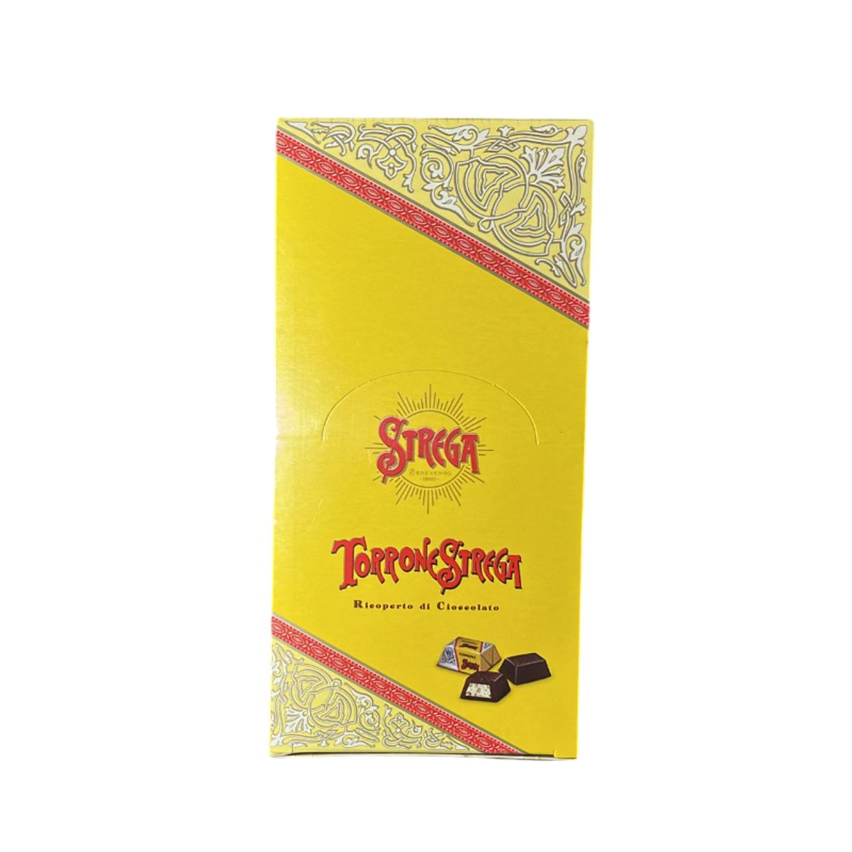Strega Alberti Chocolate-Covered Torroncini - Pack of 96 Pieces 860g