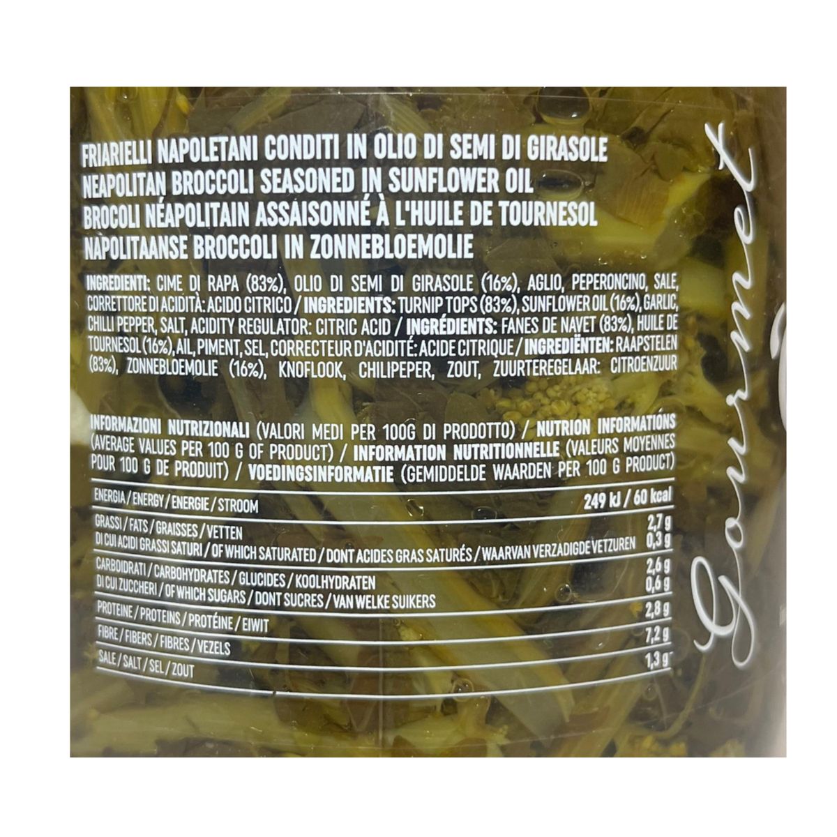 O Sole e Napule Friarielli Napoletani in vetro 960 Gr