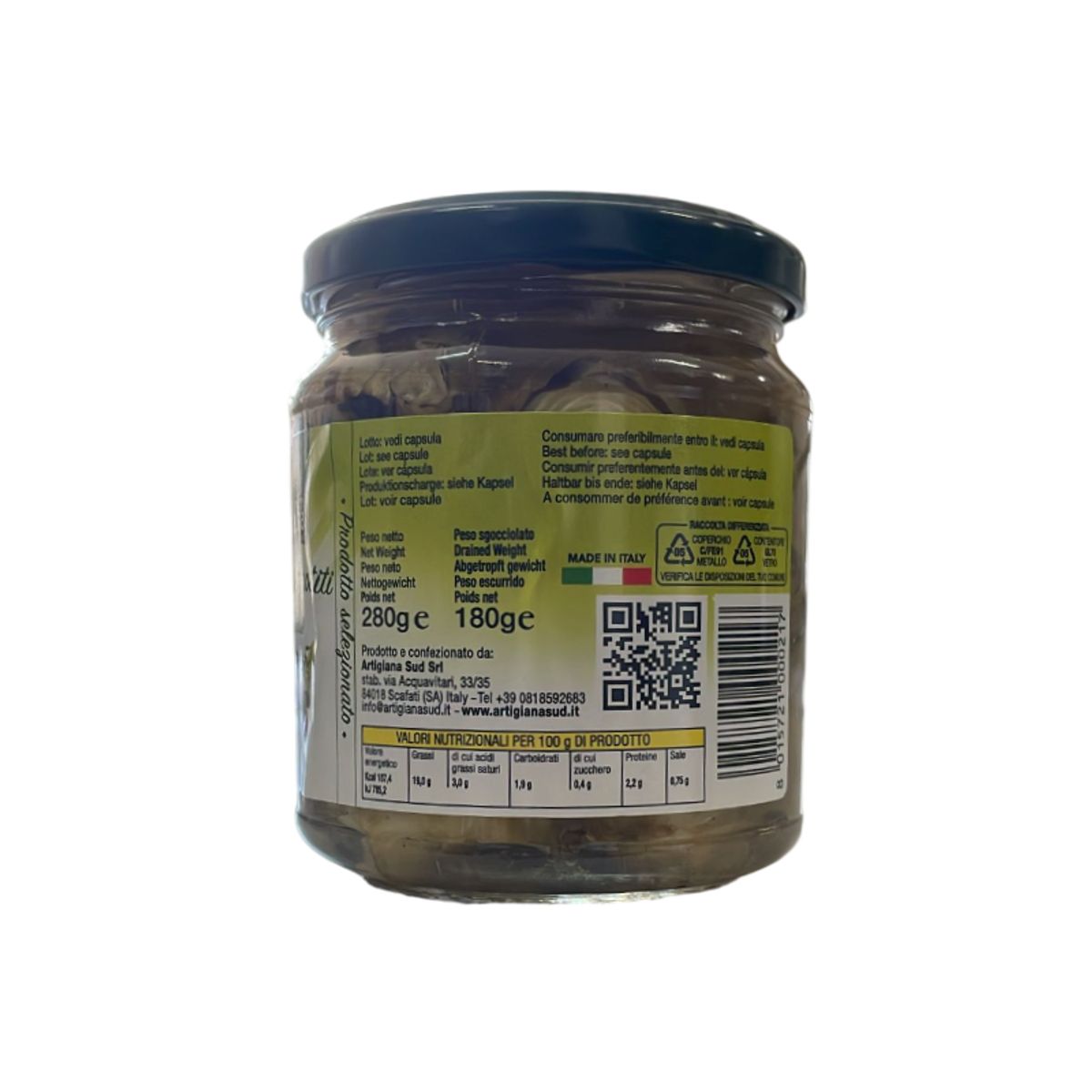 Alcachofas Asadas Artigiana Sud Gr. 280