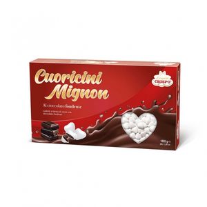 Crispo Confetti little white Mignon hearts 1 Kg.