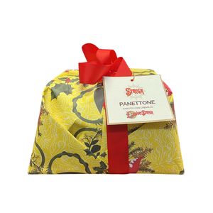 Strega Alberti Panettone Relleno con Crema Strega 1 Kg | Pastel Navideño Italiano con Crema de Licor Strega | Especialidad Artesanal Made in Italy