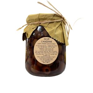 Azienda Agricola Sangiovanni Antonio Caiazzane Oliven ohne Stein 380 g – Traditionelle Spezialität aus Kampanien_1