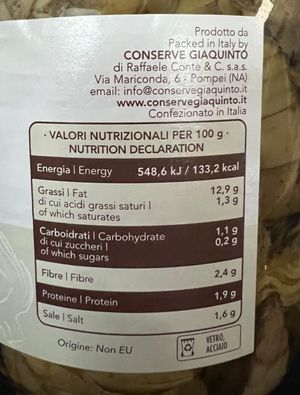 Giaquinto Carciofi Arrostiti a Spicchi 980 g – Carciofi Grigliati in Olio di Semi di Girasole_1