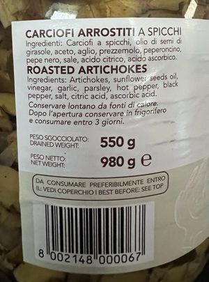 Giaquinto Carciofi Arrostiti a Spicchi 980 g – Carciofi Grigliati in Olio di Semi di Girasole_desktop_2