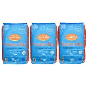 Molino Naldoni Farine Type “0” Smorfia pour Pizza Napolitaine 5 kg – W 290_0