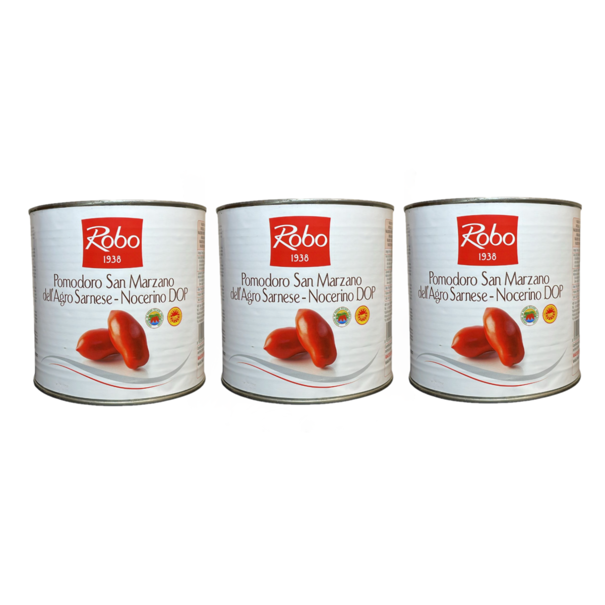 Tomates Robo San Marzano de Agro Saranese-Nocerino DOP 2500g - 3 Piezas