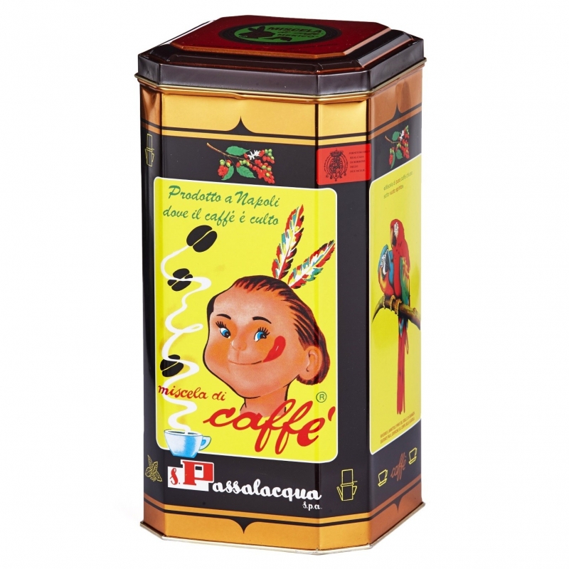 Passalacqua Mexico Ground Coffee in Can 1 kg - 100% Arabica Blend