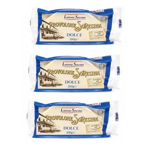 Latteria Soresina Provolone Dolce 200 g – Formaggio a Pasta Filata dal Gusto Delicato_0