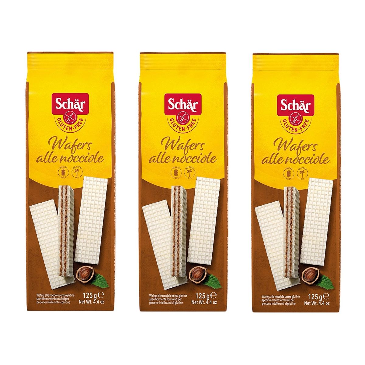 Schar Wafers alle Nocciole 125 Gr.
