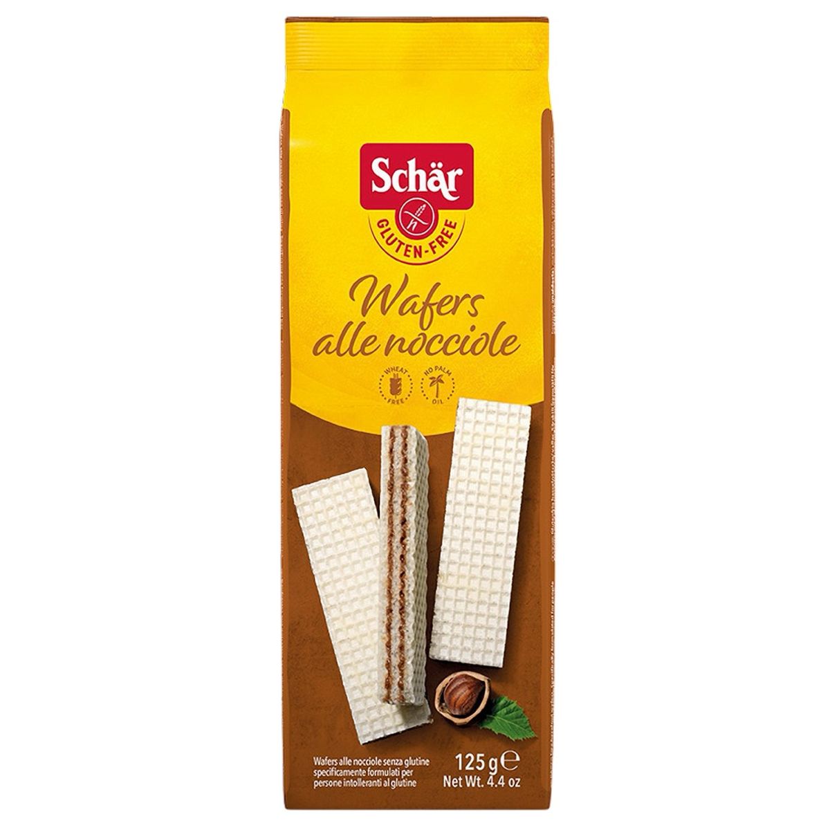 Schar Wafers alle Nocciole 125 Gr.