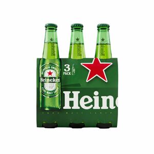 Heineken Original Premium Lager Beer Pack 3 x 33 cl