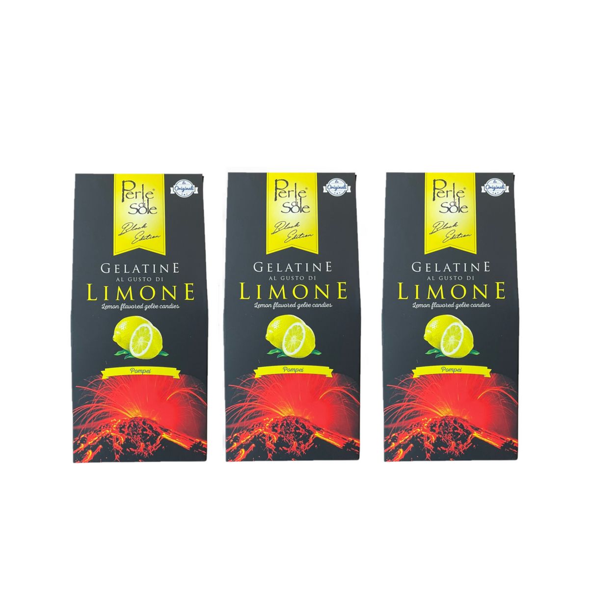 Perle Di Sole Gelatine Al Limone Pomepi 180 Gr - 3 Pezzi
