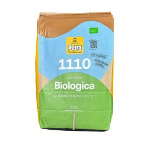 Molino Quaglia Petra 1110 Farina Biologica Tipo “0” 12,5 Kg – Farina di Grano Tenero per Lievitazioni Medie e Lunghe