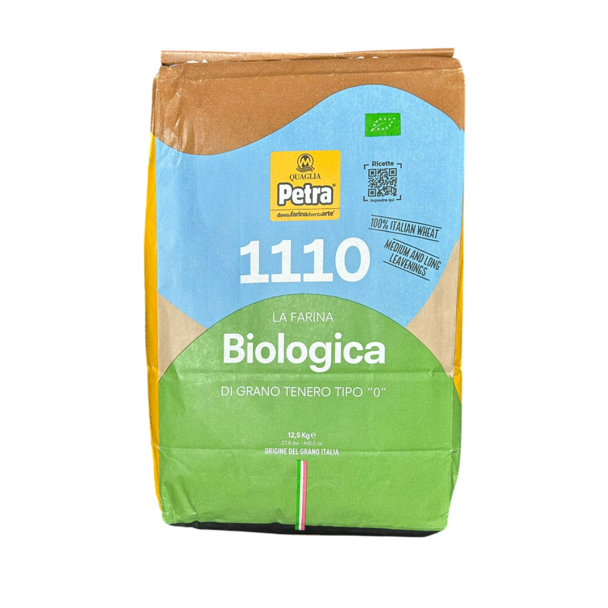 Molino Quaglia Petra 1110 Organic Flour Type “0” 12.5 Kg