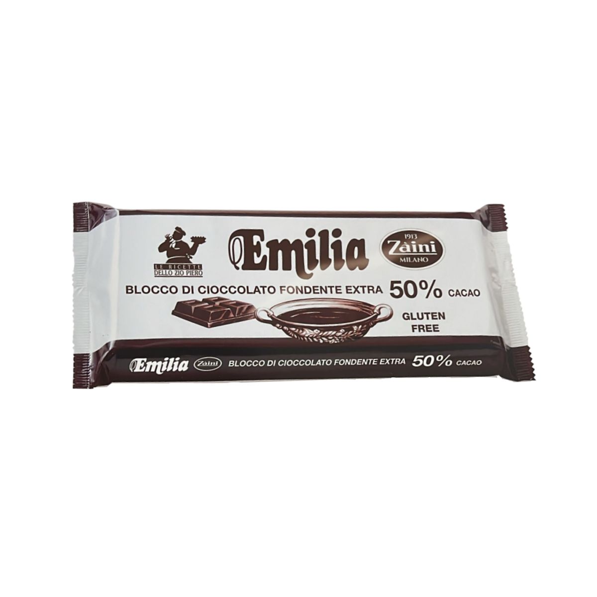 Zaini Extra Dark Chocolate Block 50% 1 kg