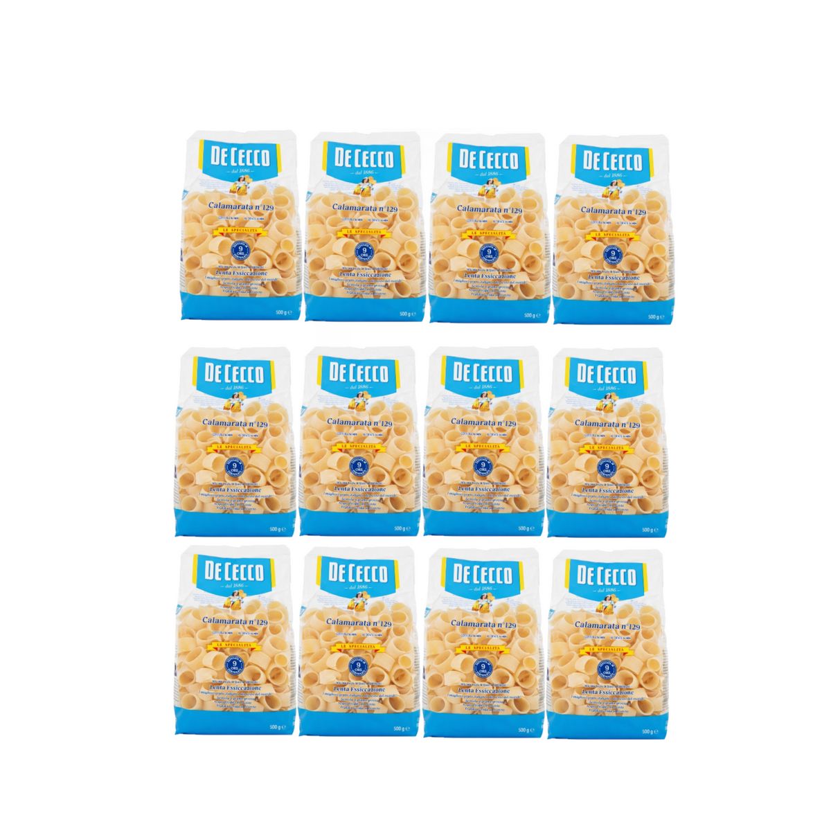 De cecco Calamarata n° 129 500 Gr. - 12 Pieces