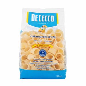 De Cecco Calamarata n° 129 500 g – Pâtes de Semoule de Blé Dur Tréfilées au Bronze