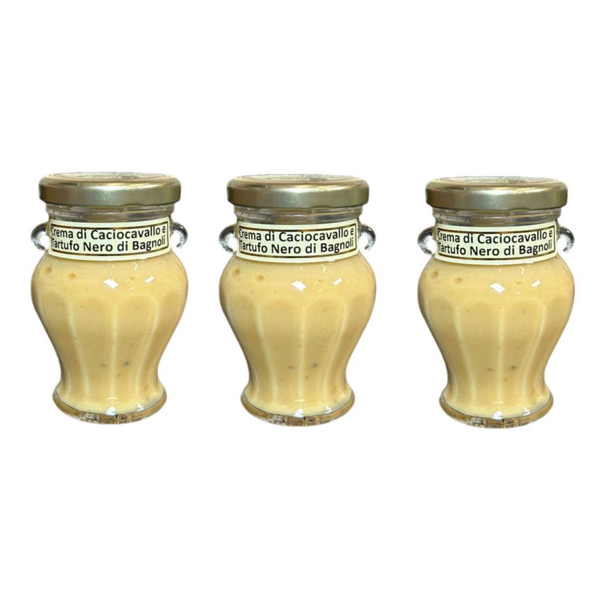 Central Funghi Crème de Fromage Caciocavallo et Truffe Noire de Bagnoli 90g - 3 pièces