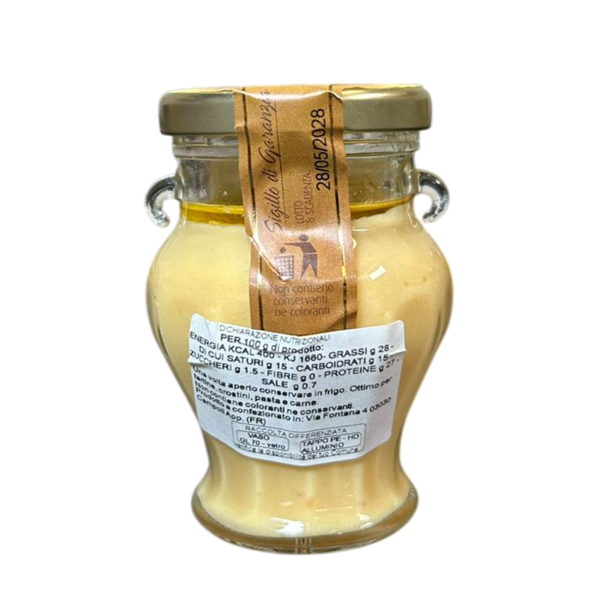 Crème de champignons Central, fromage Caciocavallo et truffe noire de Bagnoli 90g