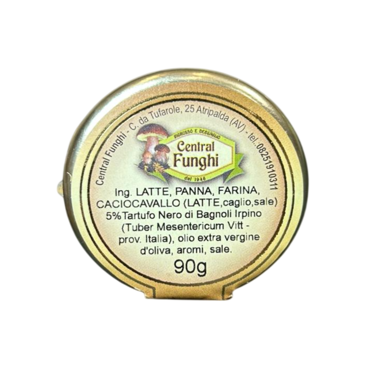 Champignons du Centre, crème de fromage Caciocavallo et Bagnoli à la truffe noire 90 g
