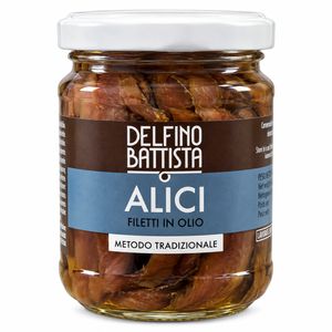 Delfino Battista Sardellenfilets in Sonnenblumenöl 212 ml