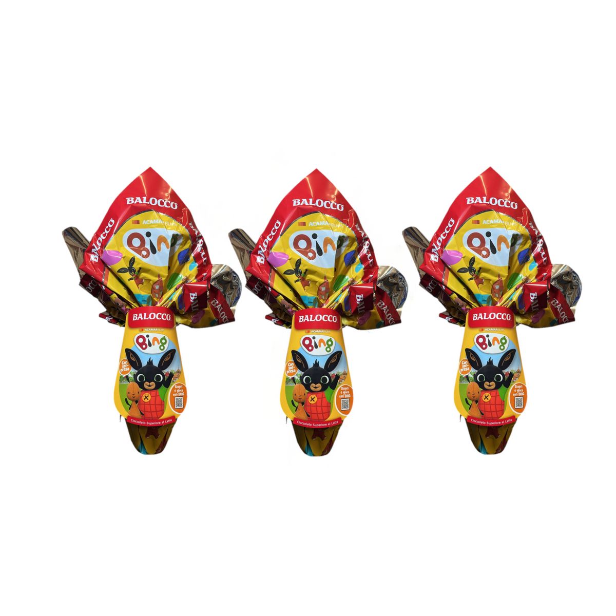 Balocco Uovo Bing 150 Gr - 3 Pezzi