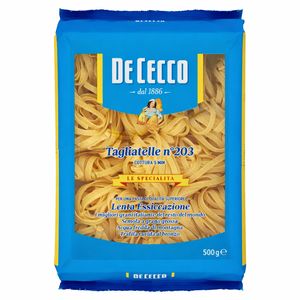 De Cecco Tagliatelle n°203 500 g – Pasta di Semola di Grano Duro a Lenta Essiccazione