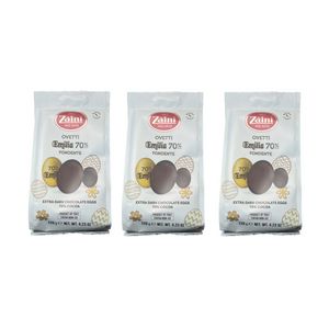 Zaini Emilia 70% Dark Chocolate Eggs 120 g – Extra Dark Chocolate with High Cocoa Content_0