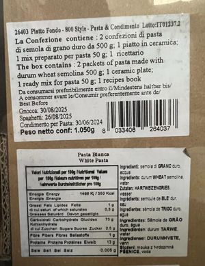 La Fabbrica della Pasta di Gragnano "800 style gift box with soup plate, pasta and sauce" Gragnano IGP pasta_1