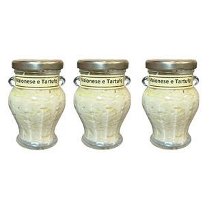 Central Funghi Mayonnaise à la Truffe Noire 90 g – Sauce Gourmet à la Truffe Italienne_0