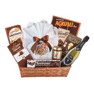 Villa Guelfa Weihnachtskorb „Dei Guelfi“ 10 Stück – Elegante Gourmet-Auswahl Italienischer Süßer und Herzhafter Spezialitäten