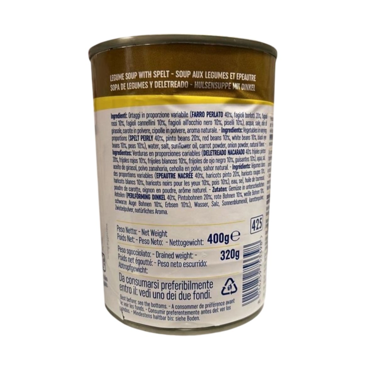 O Sol e Napule Cereal Soup with Legumes and Farro 400g