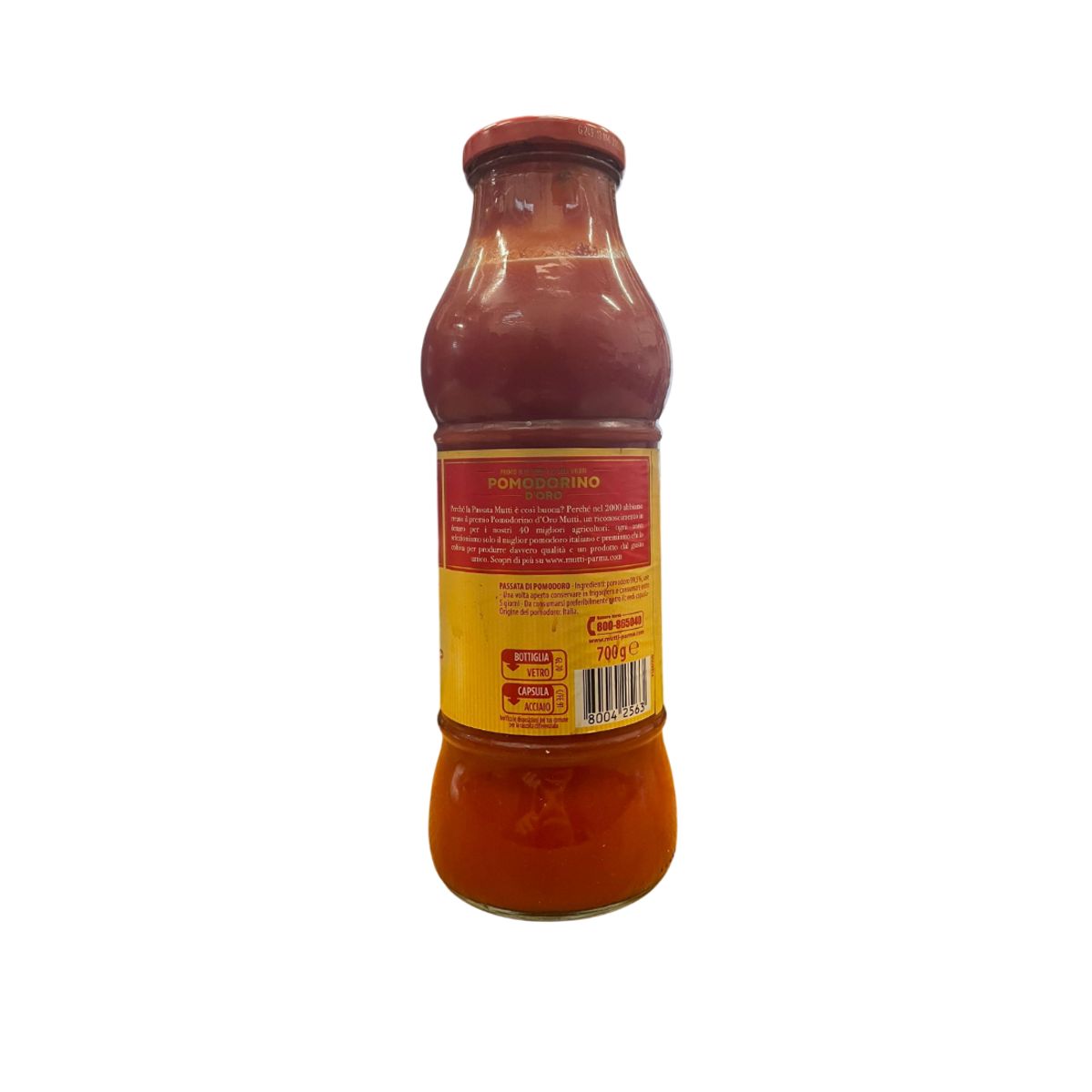 Purée de tomates Mutti en bocal de 700 g