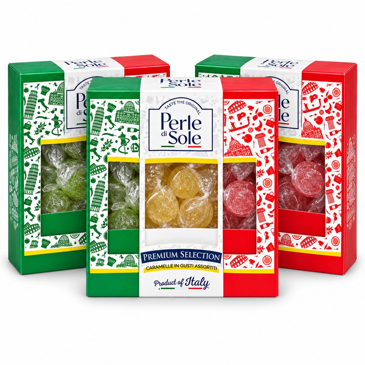 Gominolas surtidas Perle di Sole 360 g - 3 unidades