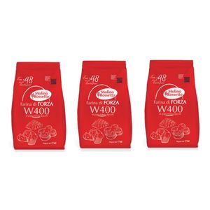 Molino Rossetto Farina di Forza W400 di Grano Tenero Tipo "00" 1 Kg_0