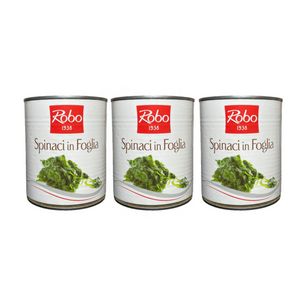 Robo Spinaci in Foglia 765 g – Spinaci al Naturale per Ristorazione e Uso Professionale_0