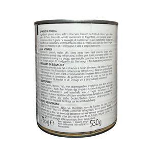 Robo Spinaci in Foglia 765 g – Spinaci al Naturale per Ristorazione e Uso Professionale_desktop_2