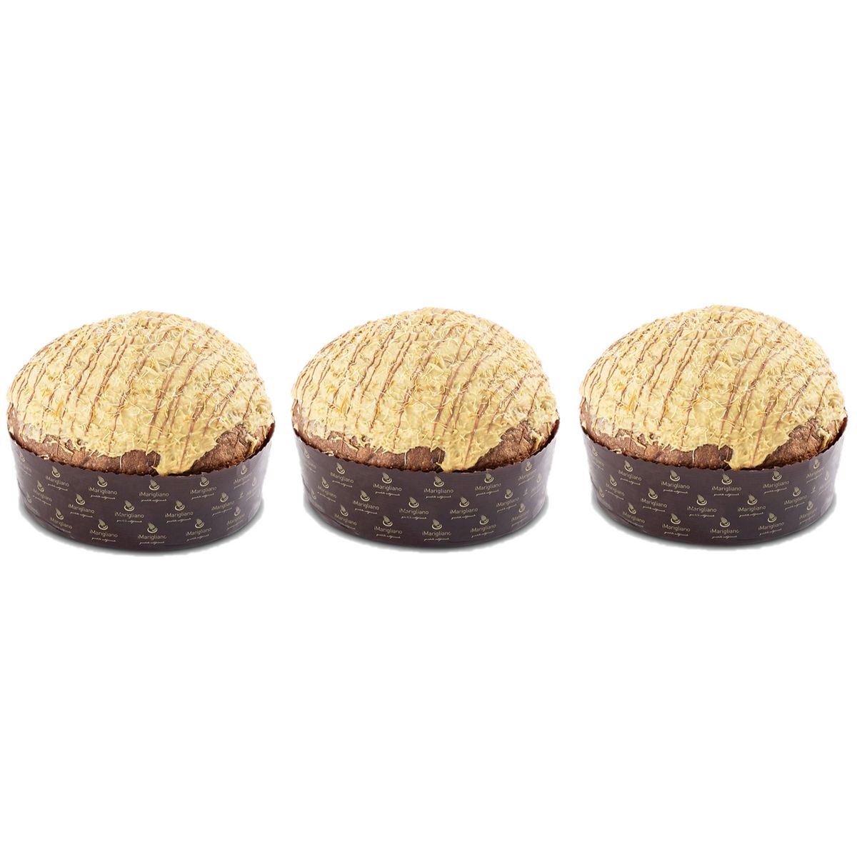 iMarigliano Panettone Artesanal PanDubai Chocolate 1 Kg - 3 Pezzi