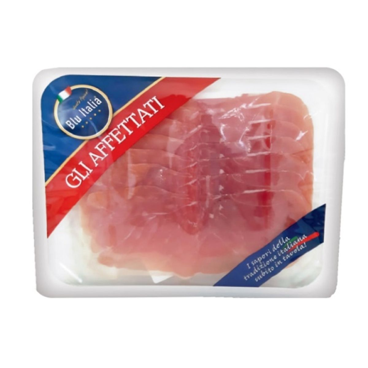 Blu Italia Jambon cru tranché sous vide 100 Gr.