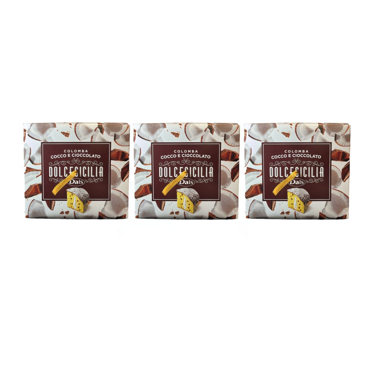 Dais Colomba Cocco E Cioccolato 800 Gr - 3 Pezzi