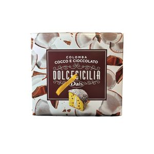 Dais Colomba Cocco e Cioccolato 800 g – Dolce Pasquale con Gocce di Cioccolato e Cocco